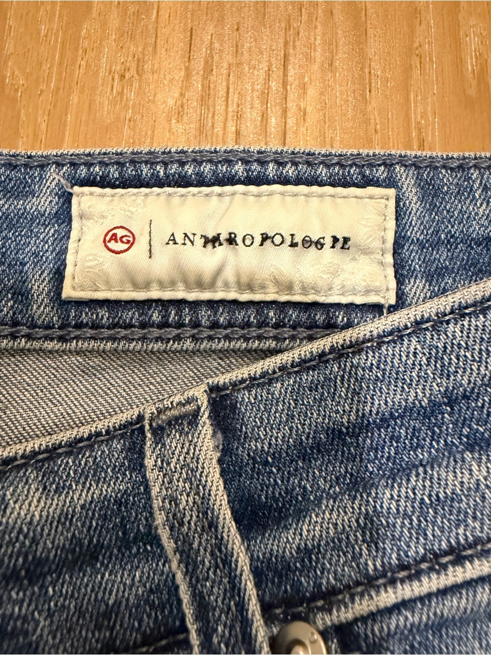 Anthropologie Light Blue High-Rise Skinny Jeans - Picture 7 of 8